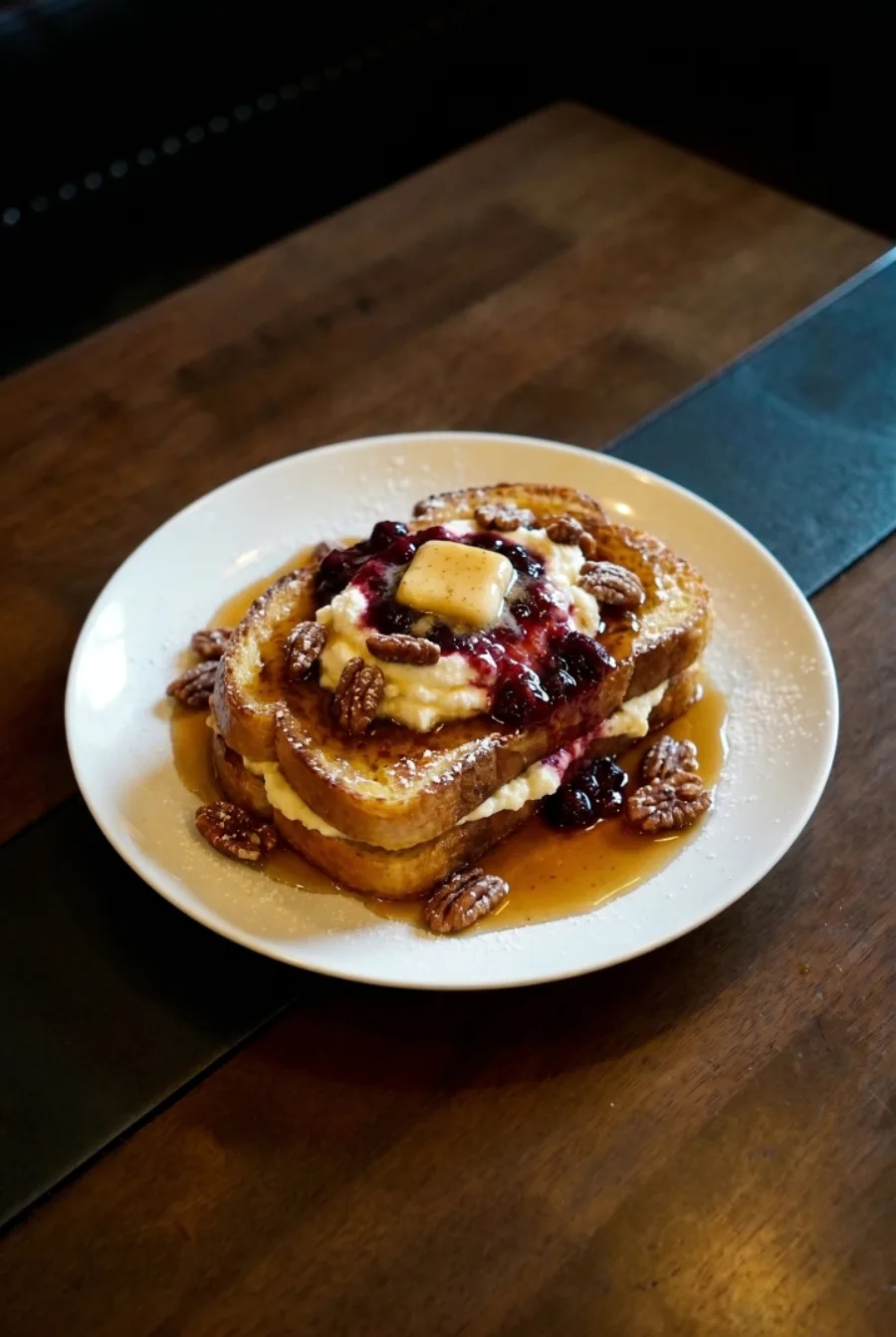 Stuffed French Toast at Barnett’s